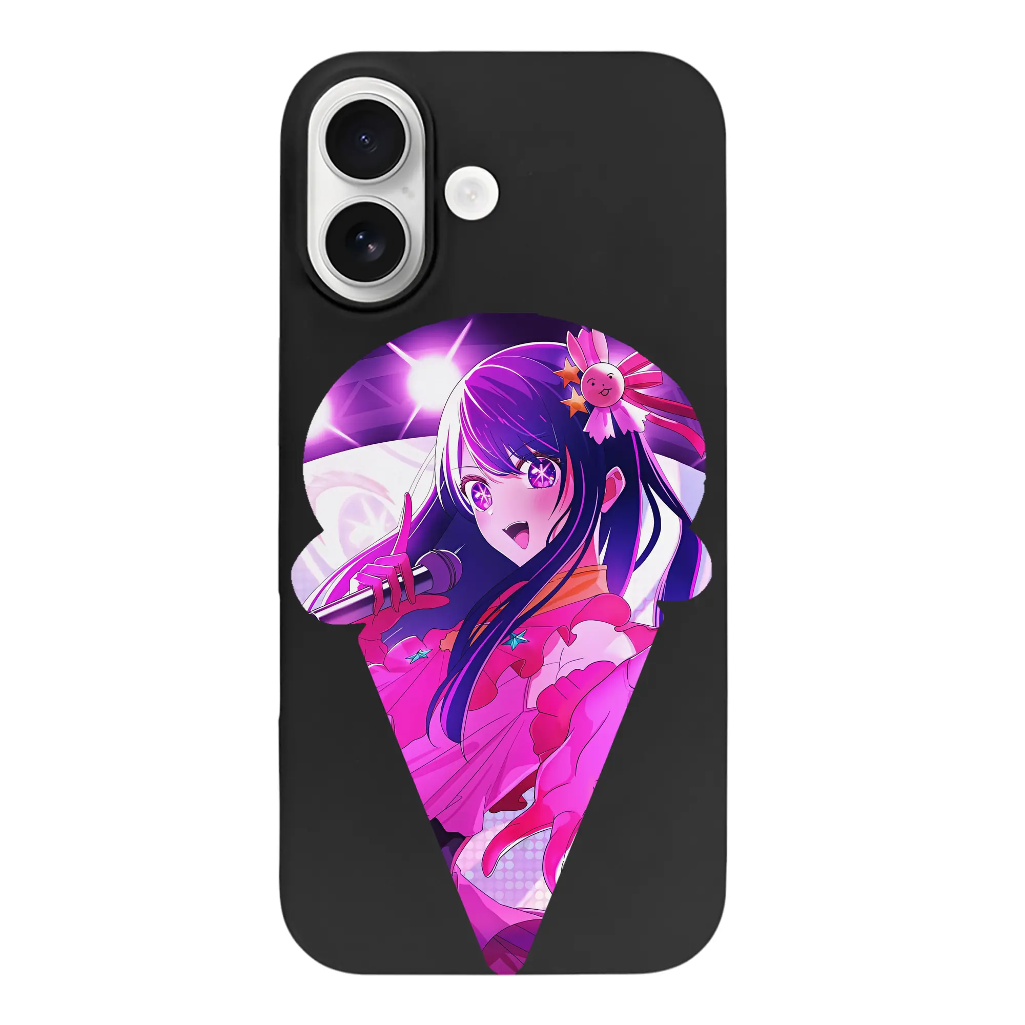 推しの子 グッズ,星野アイ - iPhone 17 シリーズ シリコンケース 薄型 耐衝撃 指紋防止 ソフトタッチカバー 精密フィット 傷防止 保護ケース iPhone 17/17 Air/17 Pro/17 Pro Max 対応